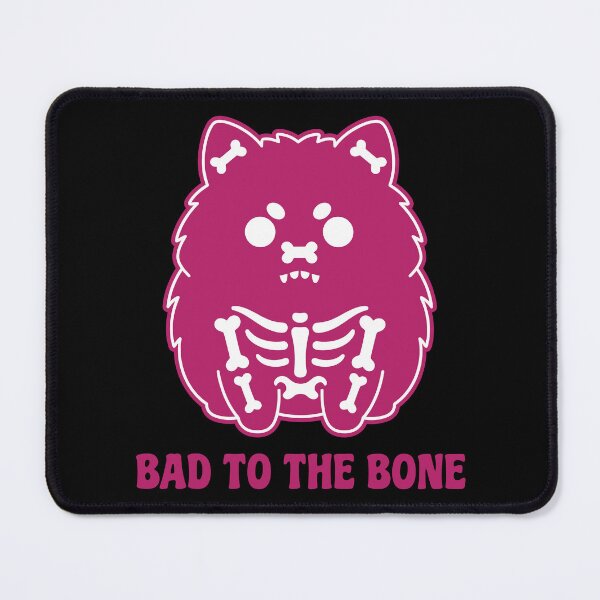 Item preview, Bad To The Bone Pomeranian Skeleton Vector Illustration designed and sold by ZUMERI.
