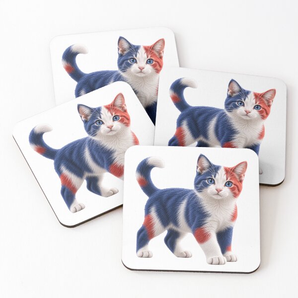 Item preview, Australian Flag Cat Cute Kitten designed and sold by GraffiCity.