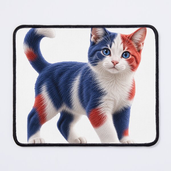 Item preview, Australian Flag Cat Cute Kitten designed and sold by GraffiCity.