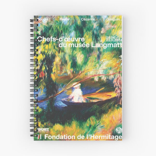 Item preview, "Masterpieces from the Langmatt Museum/Chefs-d’œuvre du musée Langmatt " Advertising Poster designed and sold by Fine-Art-Hub.