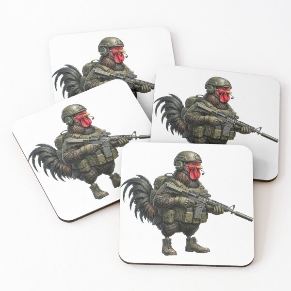 Item preview, Tactical Chicken By Rawlifegraphic designed and sold by RAWLIFEGRAPHIC.