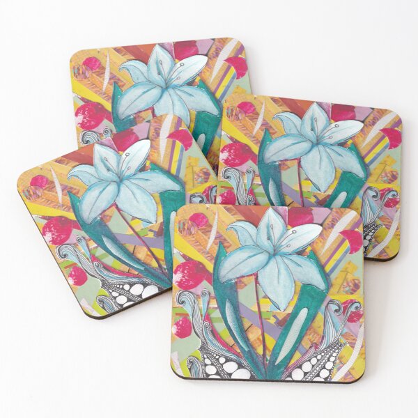 Item preview, Pieces of a Flower Collage designed and sold by Anna  Mills.