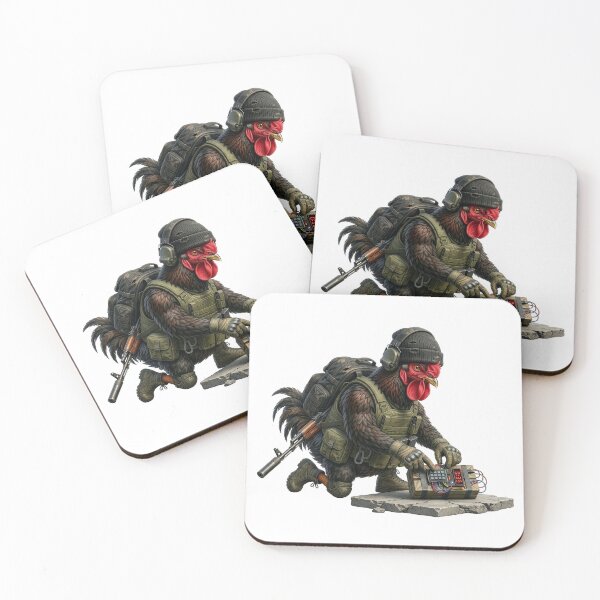 Item preview, Tactical Chicken By Rawlifegraphic designed and sold by RAWLIFEGRAPHIC.