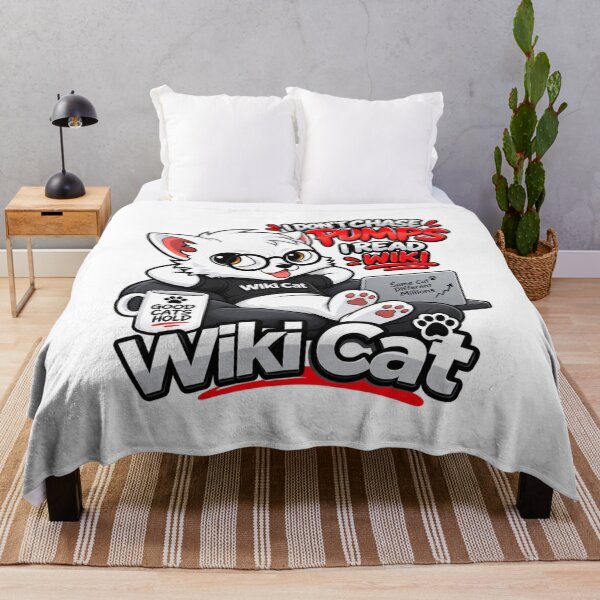 Item preview, WikiCat I Don’t Chase Pumps Crypto Cat Meme designed and sold by Obinne.