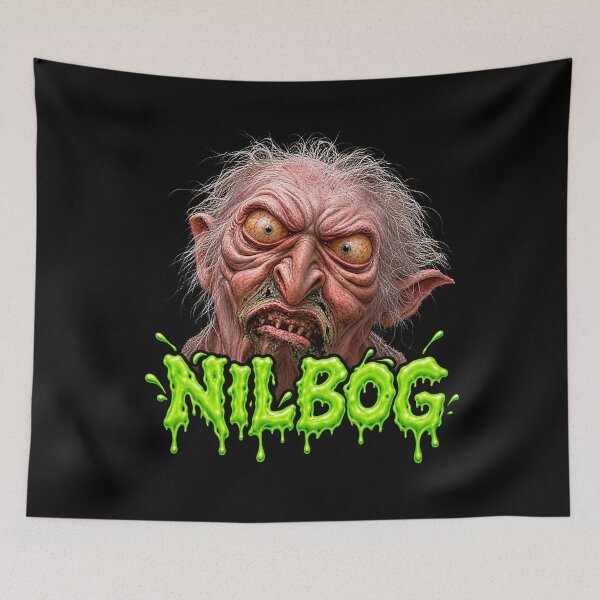 Item preview, Troll 2 NILBOG, creepy Goblin  designed and sold by SvarunPogani.