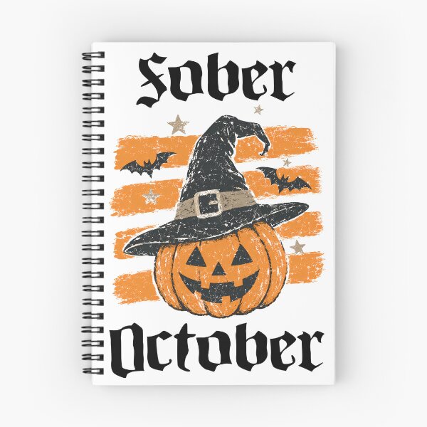 Item preview, Sober October - Cheeky Jack o Lantern with Bats designed and sold by WigOutlet.