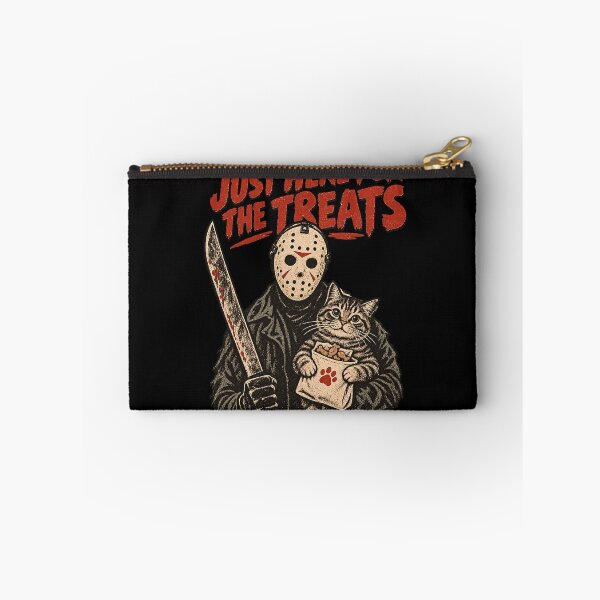 Item preview, Just Here for the Treats – Funny Horror Cat designed and sold by Moonroot Studio.