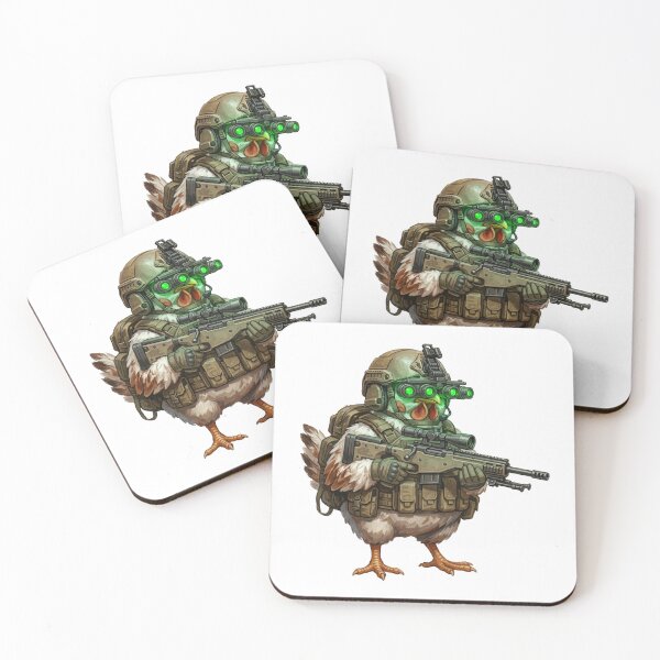 Item preview, Tactical Chicken By Rawlifegraphic designed and sold by RAWLIFEGRAPHIC.
