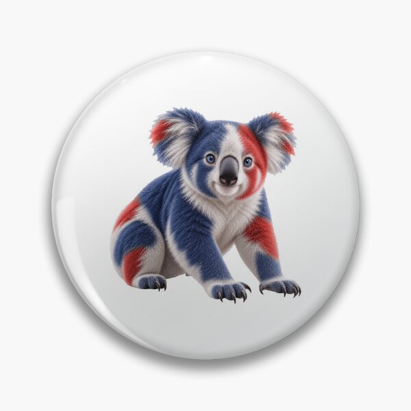 Item preview, Australian Flag Koala Cute Aussie Art designed and sold by ROVVI.