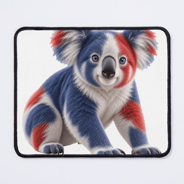 Item preview, Australian Flag Koala Cute Aussie Art designed and sold by GraffiCity.