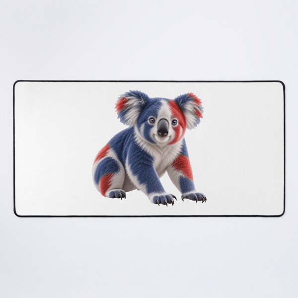 Item preview, Australian Flag Koala Cute Aussie Art designed and sold by GraffiCity.