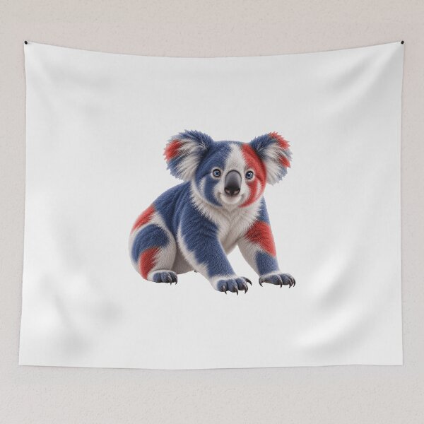 Item preview, Australian Flag Koala Cute Aussie Art designed and sold by GraffiCity.