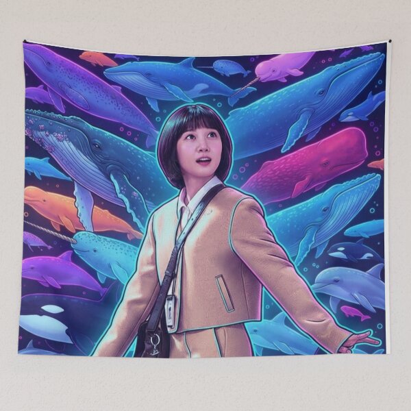 Item preview, EAW Whales PEB KDrama Lgbtq+ Comic Book Art Home Wall Decor Print Poster Pride TV Series Movie Music designed and sold by Mind Space.