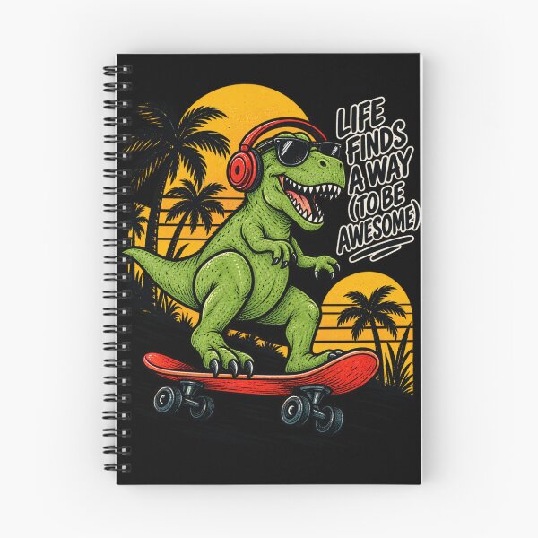 Item preview, Skater T-Rex Life Finds A Way designed and sold by Houldi.