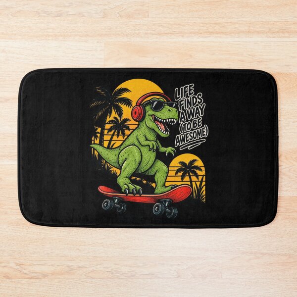 Item preview, Skater T-Rex Life Finds A Way designed and sold by Houldi.