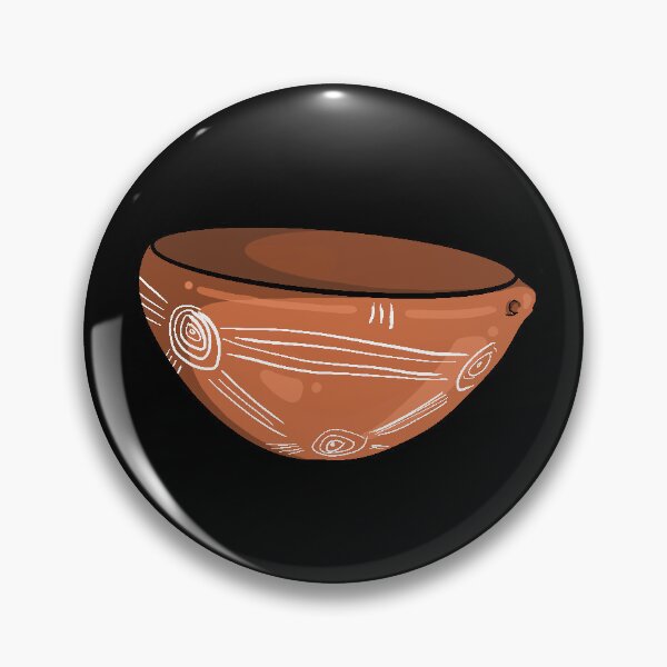 Item preview, Red Polished Bowl, Bellapais Vounous, Cyprus, Middle Bronze Age (2000-1600 BC), Louvre Museum, AM 2515 designed and sold by pots&picks.