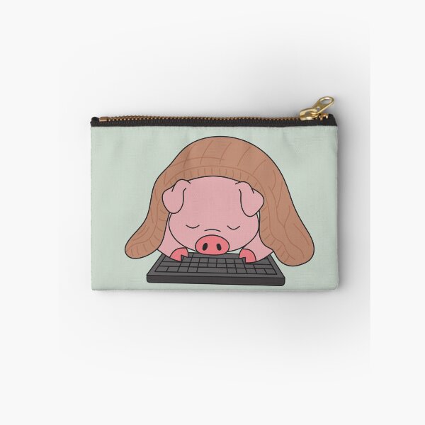 Item preview, Cute Lazy Pig Napping on Keyboard - Chonki designed and sold by Chonkibao.