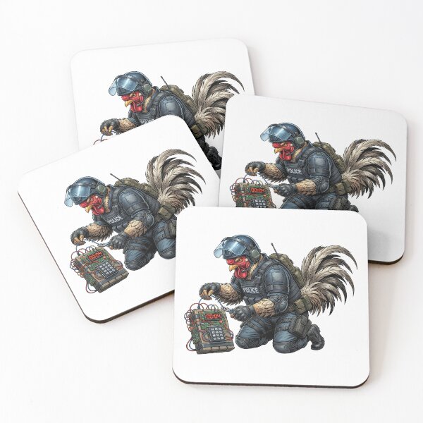 Item preview, Tactical Chicken By Rawlifegraphic designed and sold by RAWLIFEGRAPHIC.