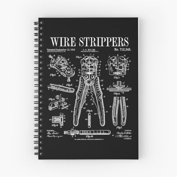 Item preview, Electrician Electrical Worker Wire Strippers Vintage Patent designed and sold by GrandeDuc.