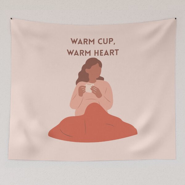 Item preview, Warm cup, warm heart designed and sold by creativityisfun.