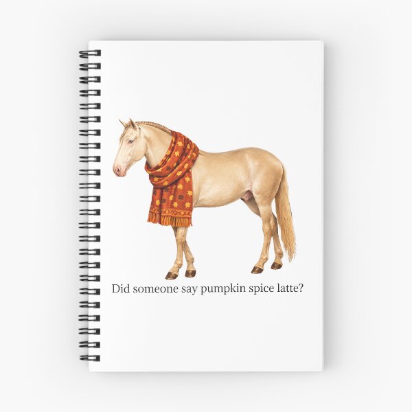 Item preview, Pumpkin Spice Horse — Funny Fall Equestrian designed and sold by SamWoodrt.