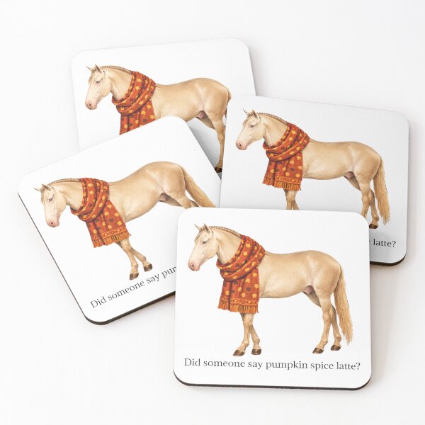 Item preview, Pumpkin Spice Horse — Funny Fall Equestrian designed and sold by SamWoodrt.