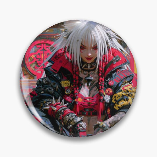 Item preview, Kitsune Anime Foxgirl - Cyberpunk Sci Fi Anime art designed and sold by Delerat7.