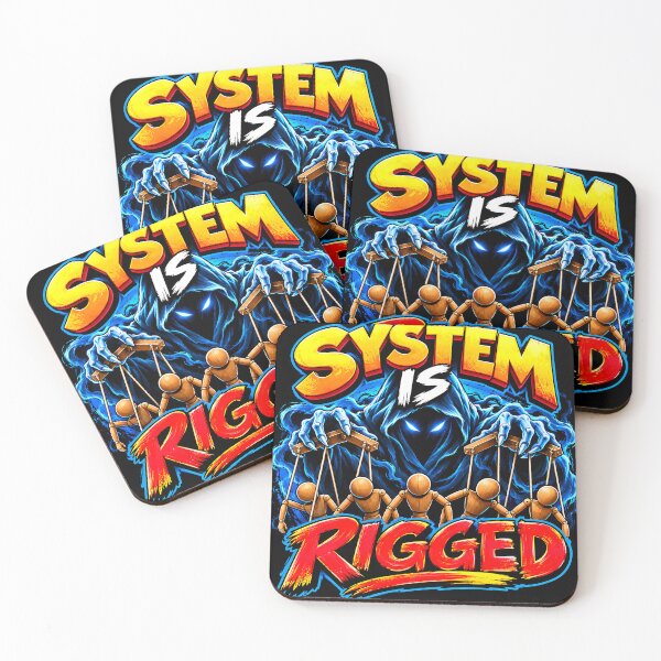 Item preview, SYSTEM IS RIGGED designed and sold by Smoothseer.