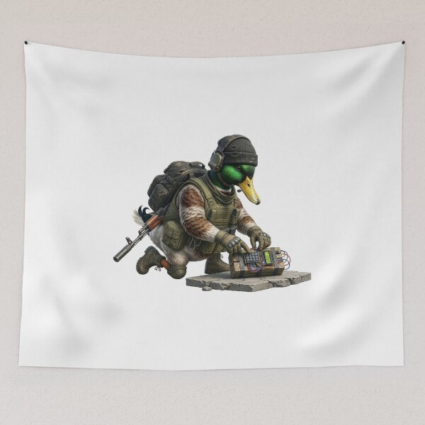 Item preview, Tactical Duck By Rawlifegraphic designed and sold by RAWLIFEGRAPHIC.