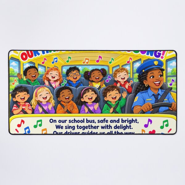 Item preview, Our Happy School Bus Song designed and sold by New Wave Artworks & Odds &Ends.