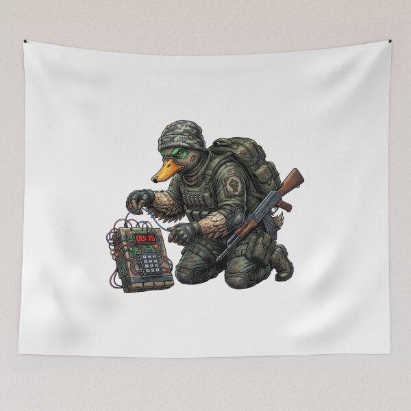 Item preview, Tactical Duck By Rawlifegraphic designed and sold by RAWLIFEGRAPHIC.