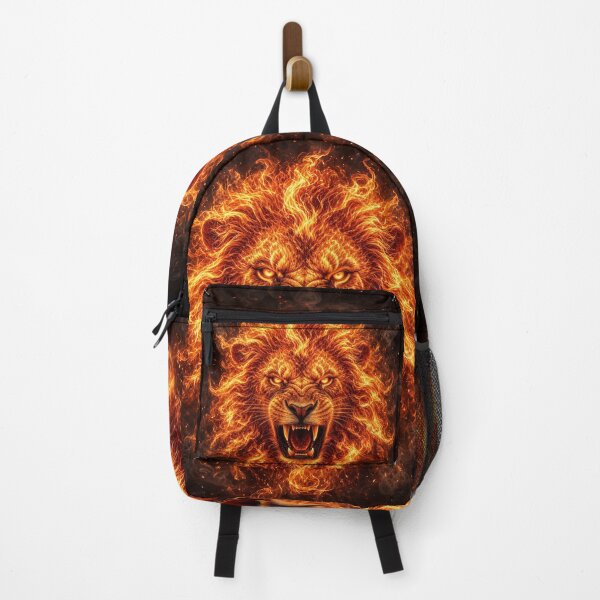 Item preview, The Fiery Lion - The Majestic Predator designed and sold by Marcu Ioachim.