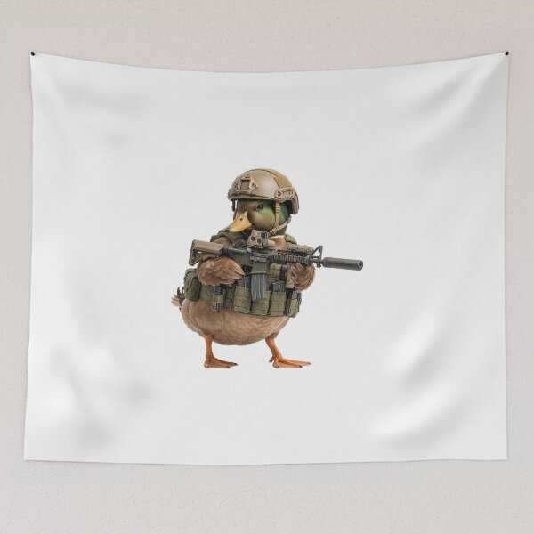Item preview, Tactical Duck By Rawlifegraphic designed and sold by RAWLIFEGRAPHIC.