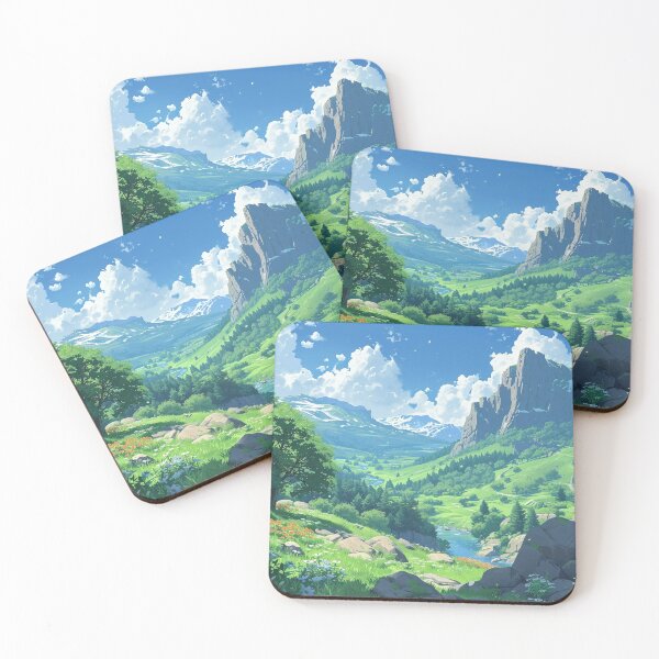 Item preview, Emerald Valley Adventure | Anime Fantasy Scenery designed and sold by bella-rosa87.