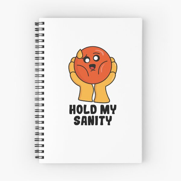 Item preview, Hold My Sanity | Funny Stressed Character designed and sold by Creatory.studio.