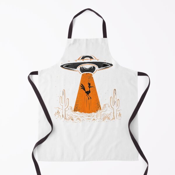 Item preview, Roadrunner and UFO Alien Abduction Desert Science Humor designed and sold by Thedondom.