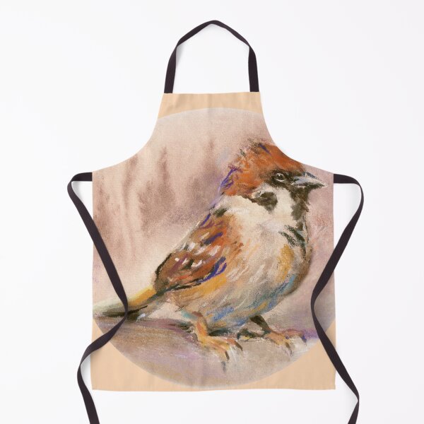 Item preview, Eurasian Tree Sparrow Soft Pastel Painting designed and sold by Lukyanovart.