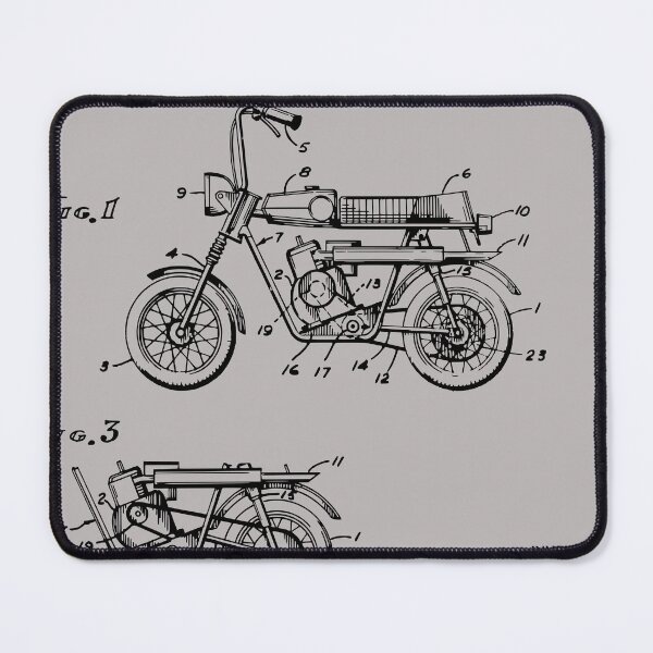 Item preview, Motorbike patent from 1968 designed and sold by Hamilton Design.