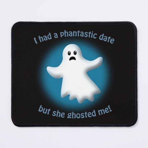Item preview, funny ghosted ghost Halloween message designed and sold by ChimaGraphics.