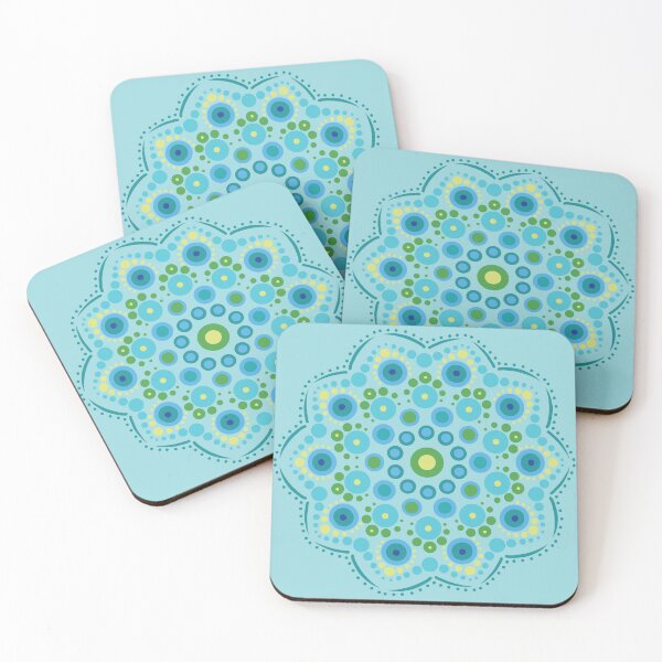 Item preview, Single Ocean Blue Mandala designed and sold by Dorothy Marie Design.