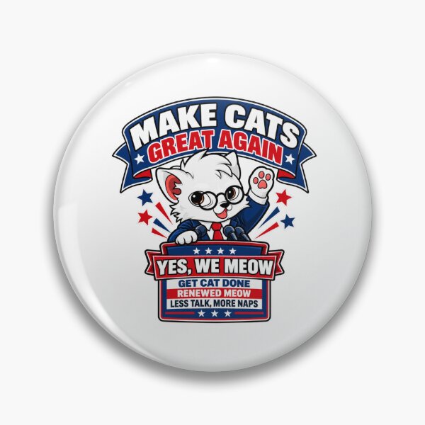 Item preview, WikiCat Funny Political Cat Campaign designed and sold by Obinne.