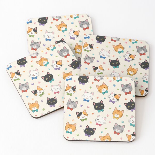 Item preview, Smiling kittens cats in bow ties designed and sold by Kathy Kuczek.