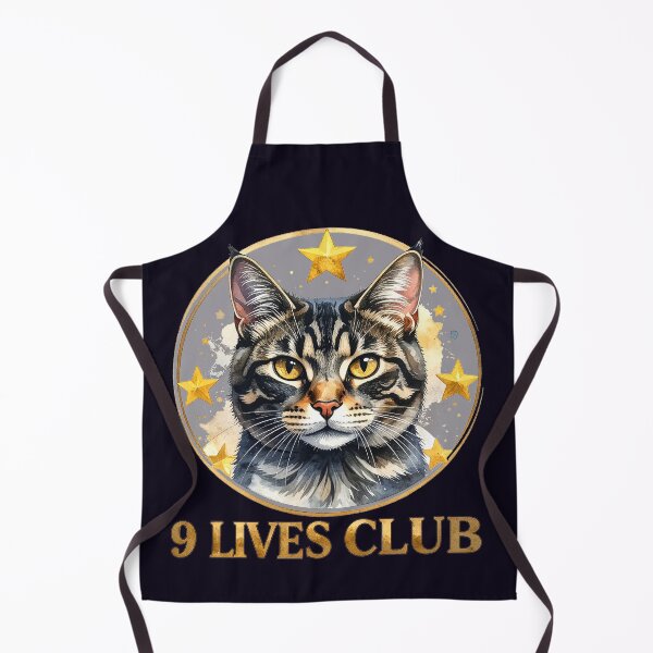 Item preview, The Club of Nine Lives, House Cat with Stars designed and sold by LiskoDesign.