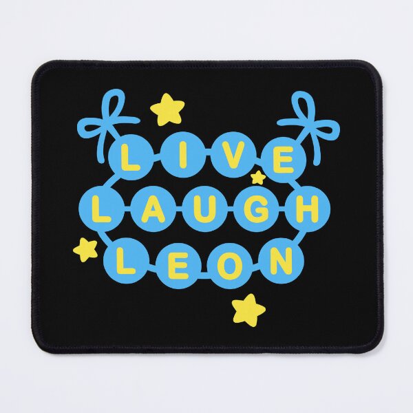 Item preview, Live Laugh Leon — Beaded Sign Parody designed and sold by SamWoodrt.