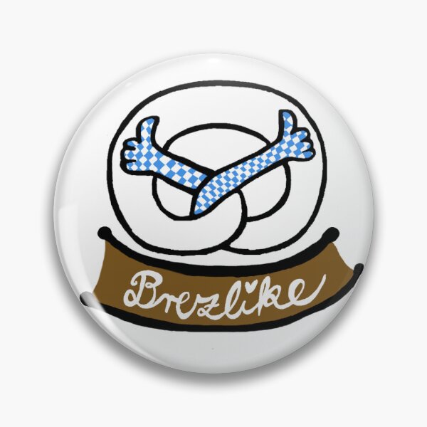 Artikelvorschau, "BREZLIKE" – die bayerische Daumen-Breze entworfen und verkauft von khy-art-print.