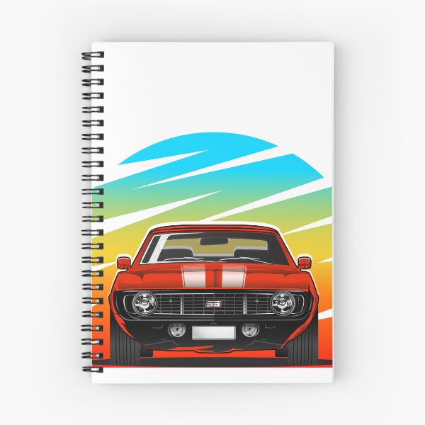 Item preview, Camaro SS in Red Color with The art Sun Background Classic Muscle Car designed and sold by Juan-Art-22.