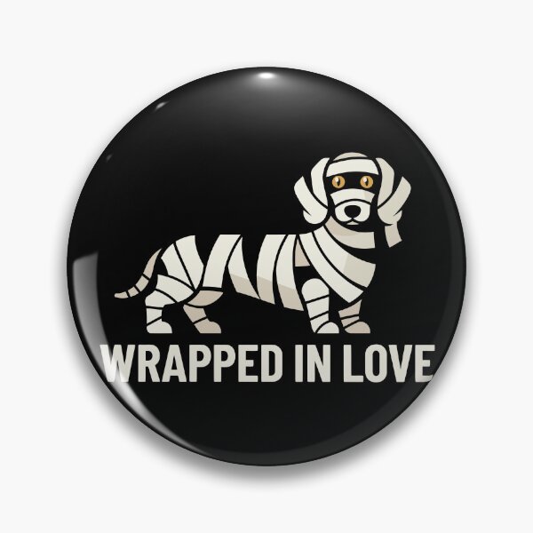 Item preview, Wrapped In Love Mummy Dachshund Flat Design designed and sold by ZUMERI.