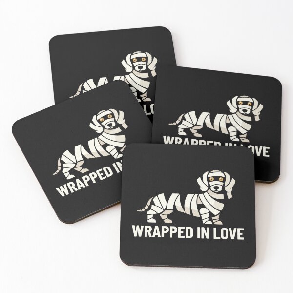 Item preview, Wrapped In Love Mummy Dachshund Flat Design designed and sold by ZUMERI.