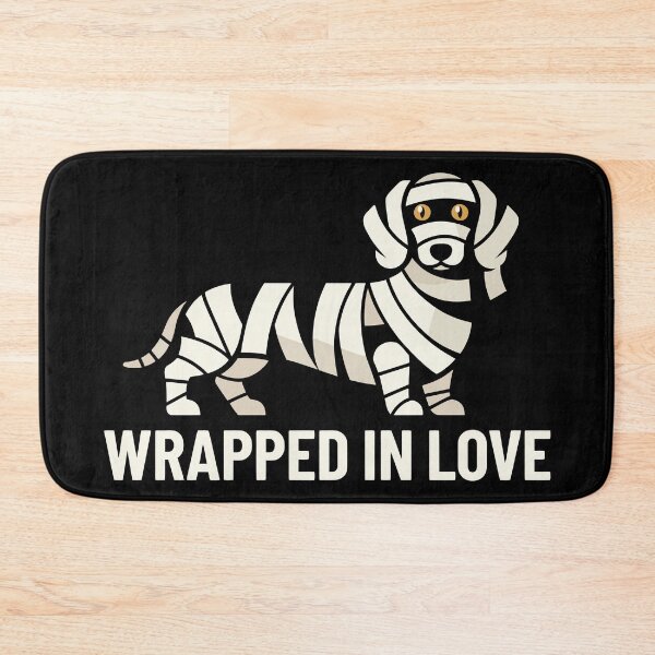 Item preview, Wrapped In Love Mummy Dachshund Flat Design designed and sold by ZUMERI.