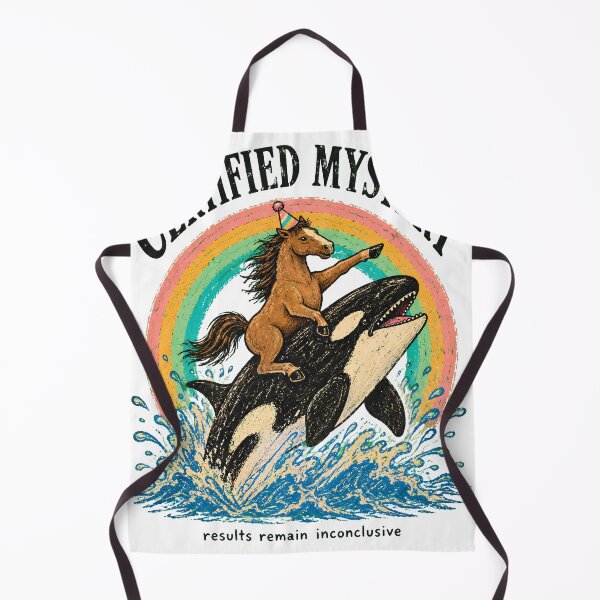 Item preview, Certified Mystery - Party Hat Horse Riding Orca Retro designed and sold by BumbleBloom7.